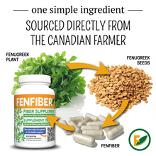 Fenfiber Fenugreek Supplement for Heartburn | Fenfiber is made from Canadian Grown Fenugreel